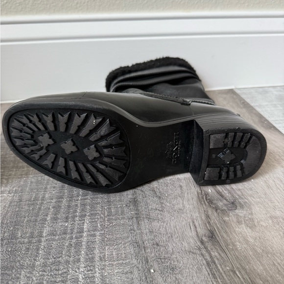 Coach Zena Round Toe Suede Mid Calf Boot Size US 7 - Picture 6 of 10